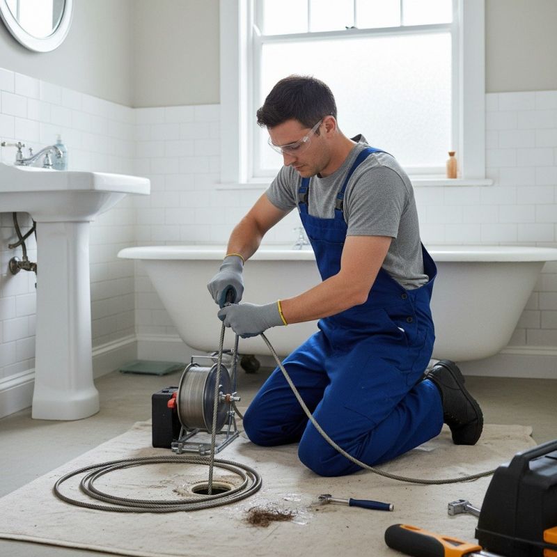 Bathroom Drain Cleaning Service